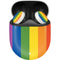 Vertical Rainbow Flag Google Pixel Buds Skin